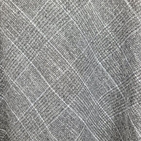 Loft Outlet Skirt Mini A-line Plaid Belted Gray 2 Light Academia Schoolgirl - Picture 5 of 10